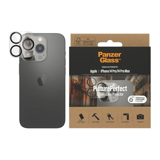 PANZERGLASS® PICTUREPERFECT CAMERA LENS PROTECTOR APPLE IPHONE 14 PRO | 14 PRO MAX | GLASSBESKYTTER