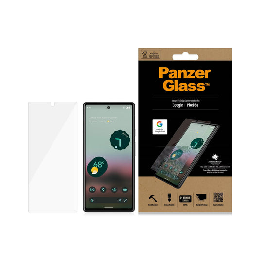 PANZERGLASS® SCREEN PROTECTOR GOOGLE PIXEL 6A | GLASSBESKYTTER