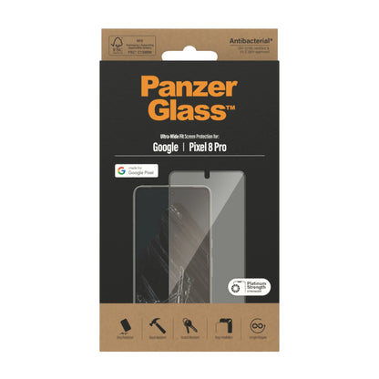 PANZERGLASS® SCREEN PROTECTOR GOOGLE PIXEL 8 PRO | ULTRA-WIDE FIT | GLASS PROTECTOR