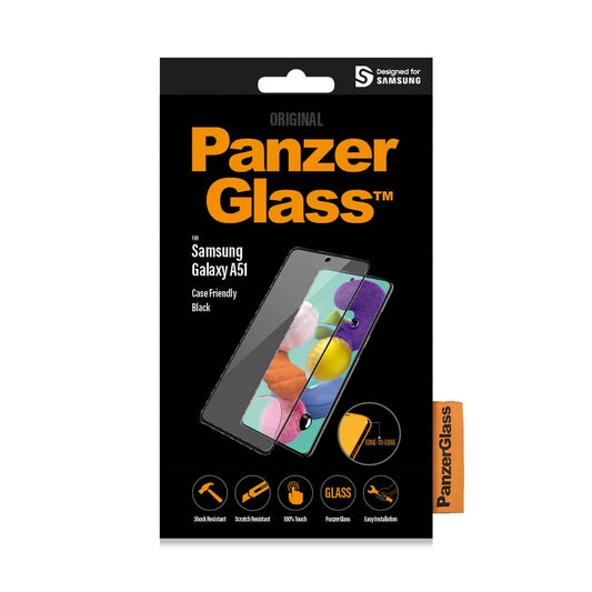 PANZERGLASS® SAMSUNG GALAXY A51 | SCREEN PROTECTOR GLASS | GLASSBESKYTTER