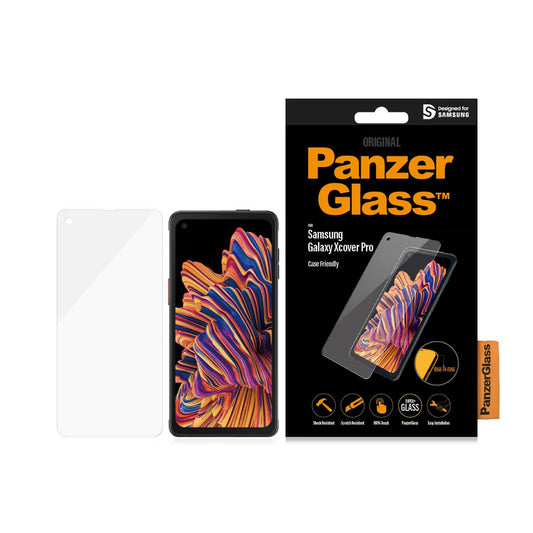 PANZERGLASS® SAMSUNG GALAXY XCOVER PRO | SCREEN PROTECTOR GLASS | GLASSBESKYTTER