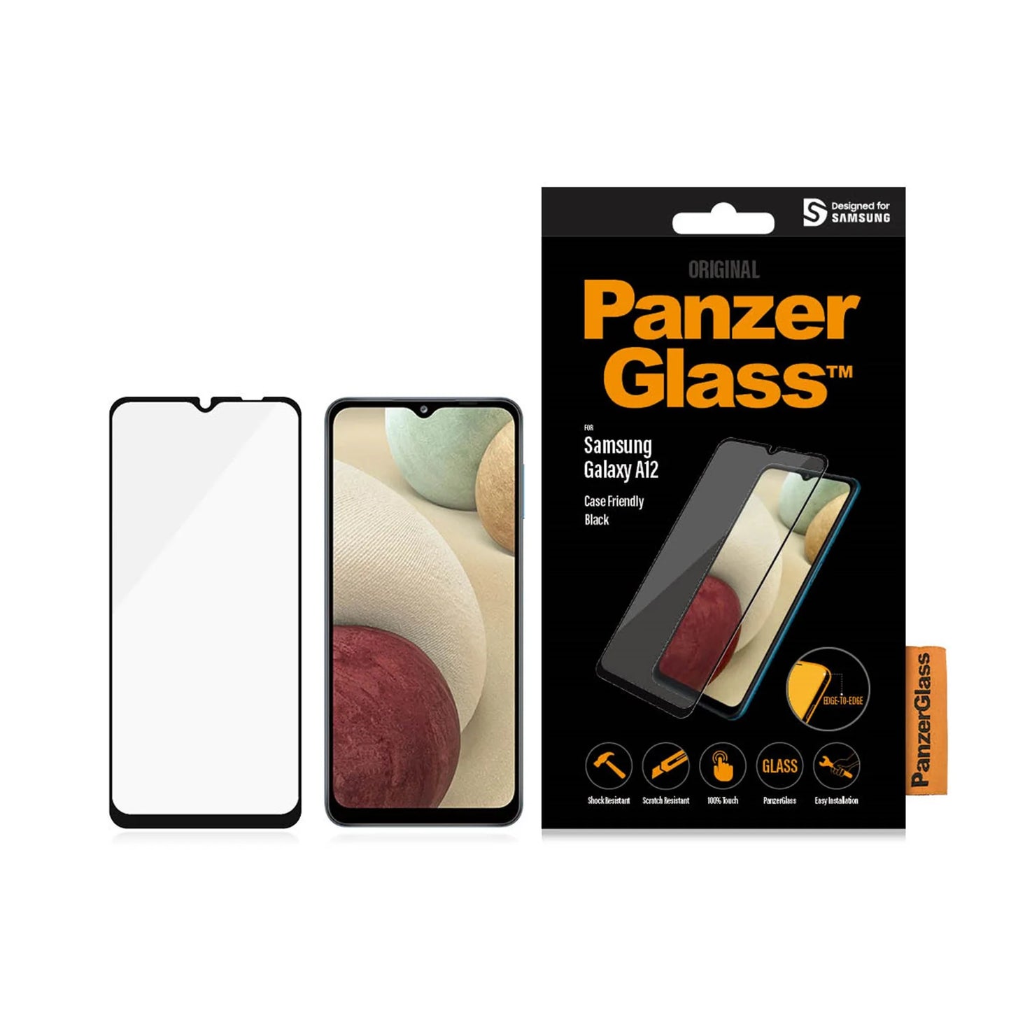 PANZERGLASS® SAMSUNG GALAXY A12 | SCREEN PROTECTOR GLASS | GLASS PROTECTOR 