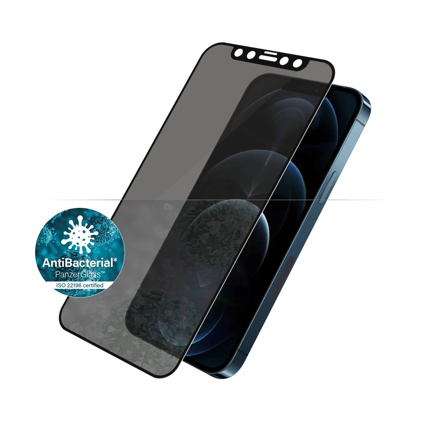 PANZERGLASS® PRIVACY SCREEN PROTECTOR APPLE IPHONE 12 PRO MAX | EDGE-TO-EDGE | GLASSBESKYTTER