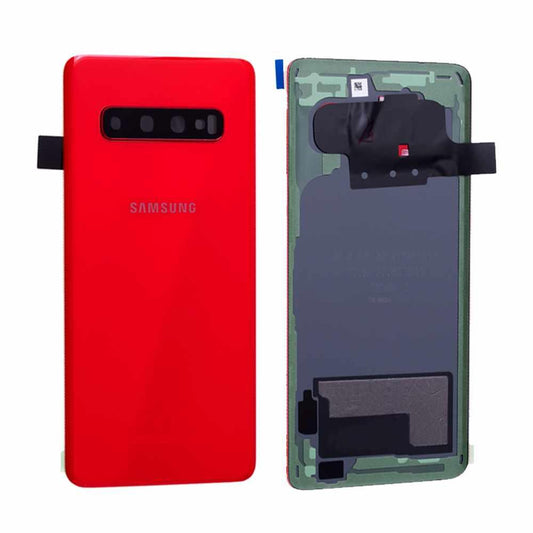 Samsung G973F Galaxy S10 Batterideksel - kardinalrød