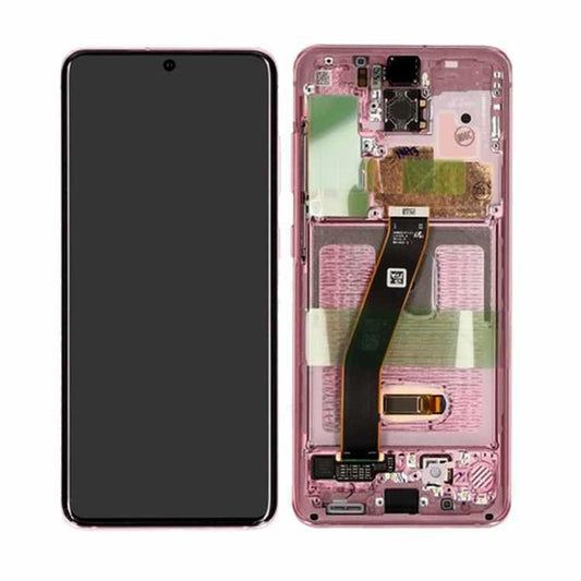 Samsung G980F Galaxy S20 LCD + Touch - Cloud Pink