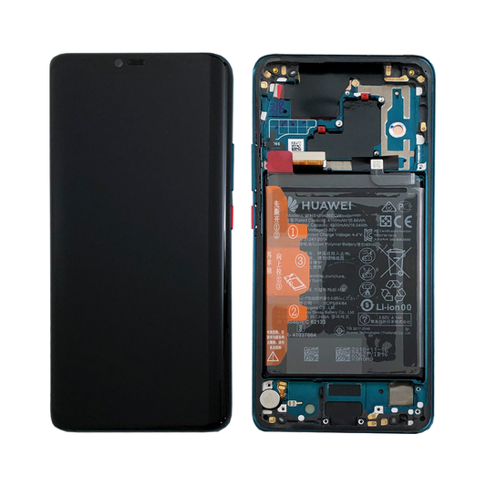 Huawei Mate 20 Pro LCD / Touch + batterienhet - Grønn (LYA-L09, LYA-L29)