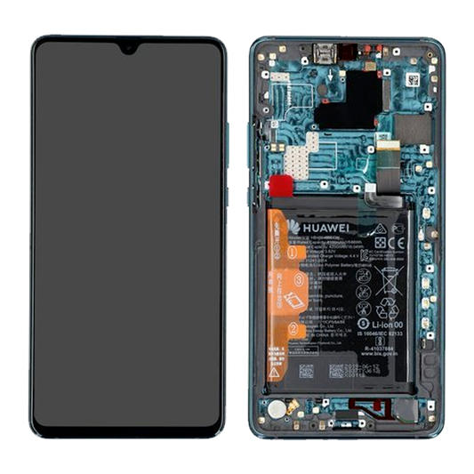 Huawei Mate 20 X 5G LCD / Touch + batterienhet - Emerald Grønn (EVR-N29)