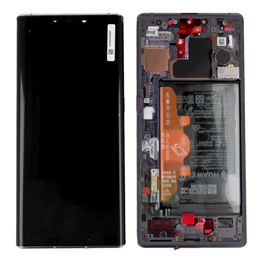 Huawei Mate 30 Pro LCD / Touch + Battery Unit - Black (LIO-L09, LIO-L29)