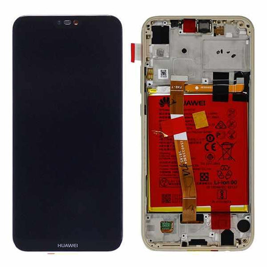 Huawei P20 Lite LCD / Touch + Battery Assembly Gold (ANE-LX1, ANE-LX2)