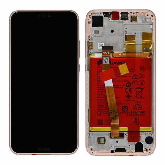 Huawei P20 Lite LCD / Touch + battery unit pink (ANE-LX1, ANE-LX2)