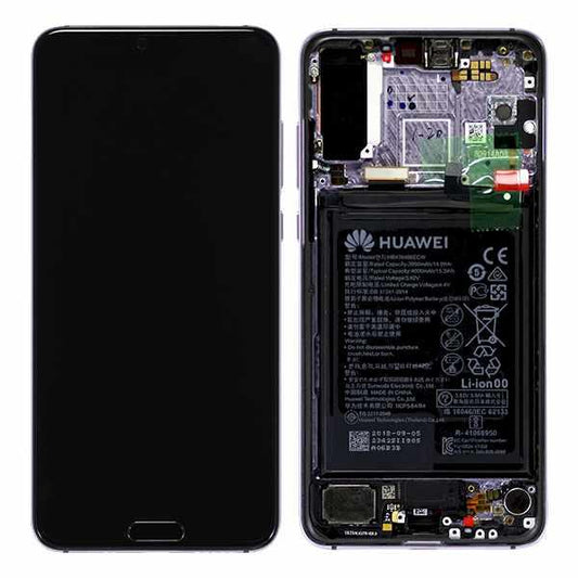 Huawei P20 Pro LCD / Touch + Battery Unit - Blue (CLT-L09, CLT-L29)