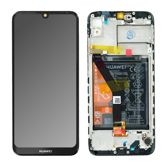 Huawei Y6 (2019) LCD / Touch + Battery Assy - Black