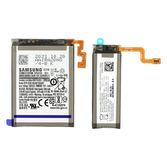 Samsung F700 Galaxy Z Flip Main/Sub Battery Set EB-BF700ABY + EB-BF701ABY