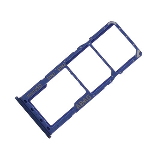 Samsung A217F Galaxy A21s SIM / memory card tray - blue