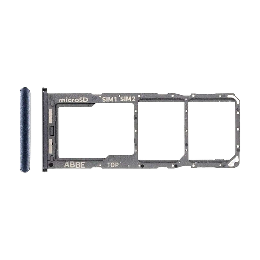 Samsung A225F Galaxy A22 4G SIM / memory card tray (double) - Black