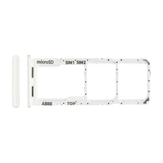 Samsung A225F Galaxy A22 4G SIM / memory card tray (double) - White